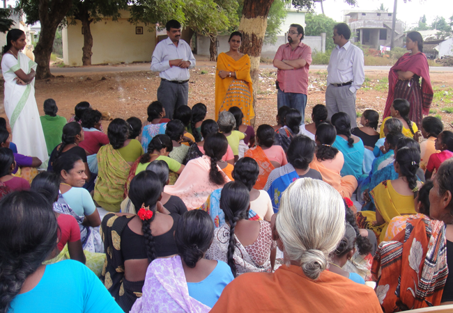 Slum Visit, Nellore