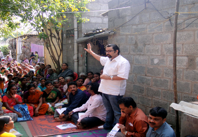 Slum Visit, Guntur